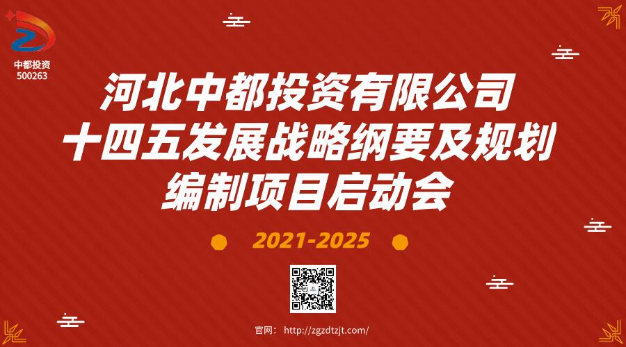 中都投資集團召開“十四五”戰略規劃編制階段研討會